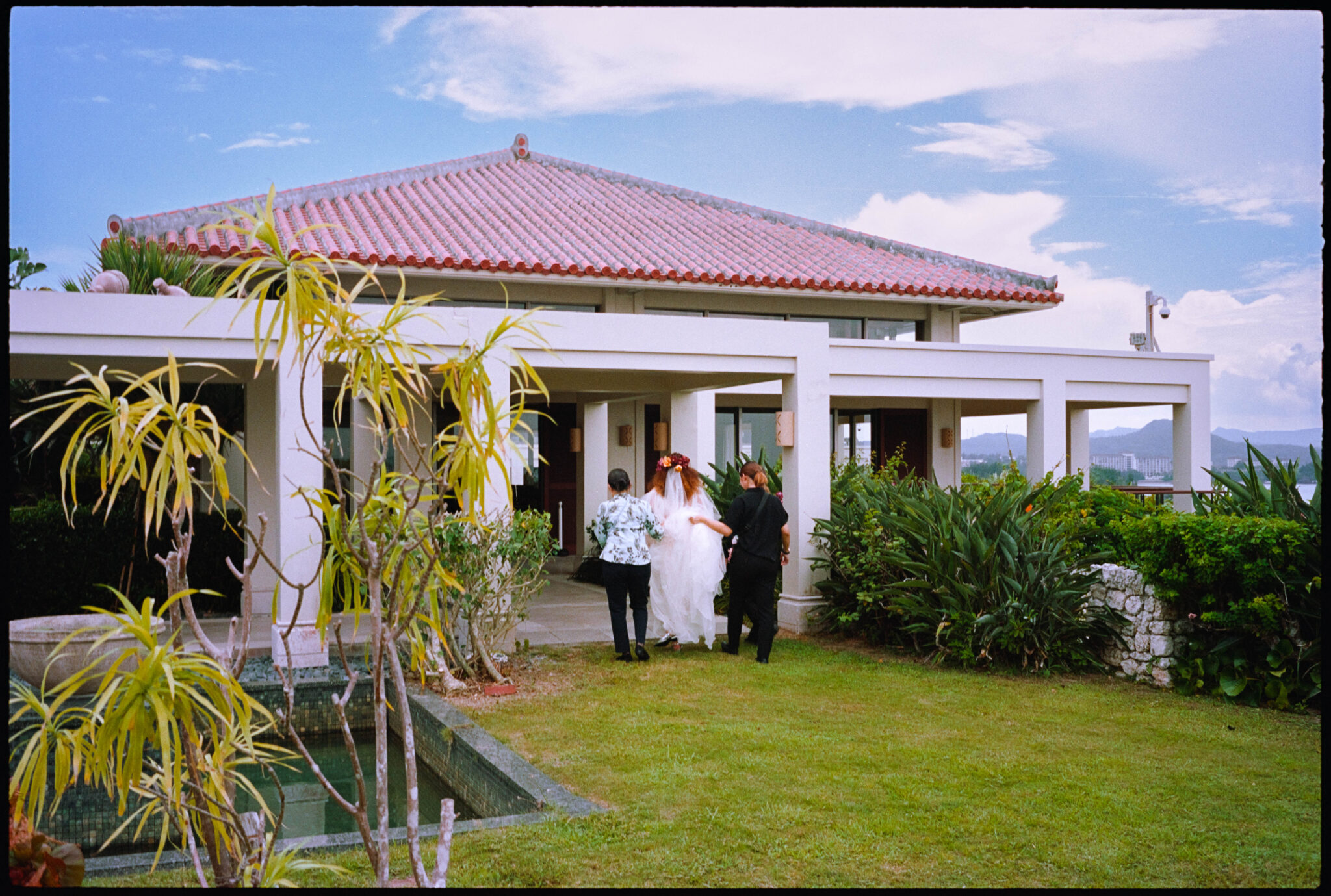 The venue and garden by the sea, Sugano & Jonas wedding in Okinawa